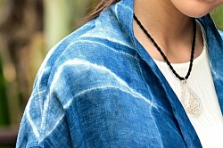 Natural indigo dyed clothes