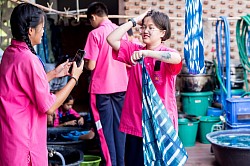 Indigo dye educational program