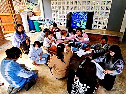 Indigo dye educational program