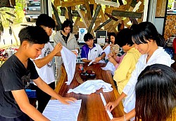 Indigo dye educational program