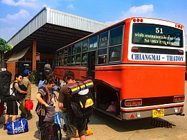 Traveling from Chiang Mai to Studio Chiangdao Blue